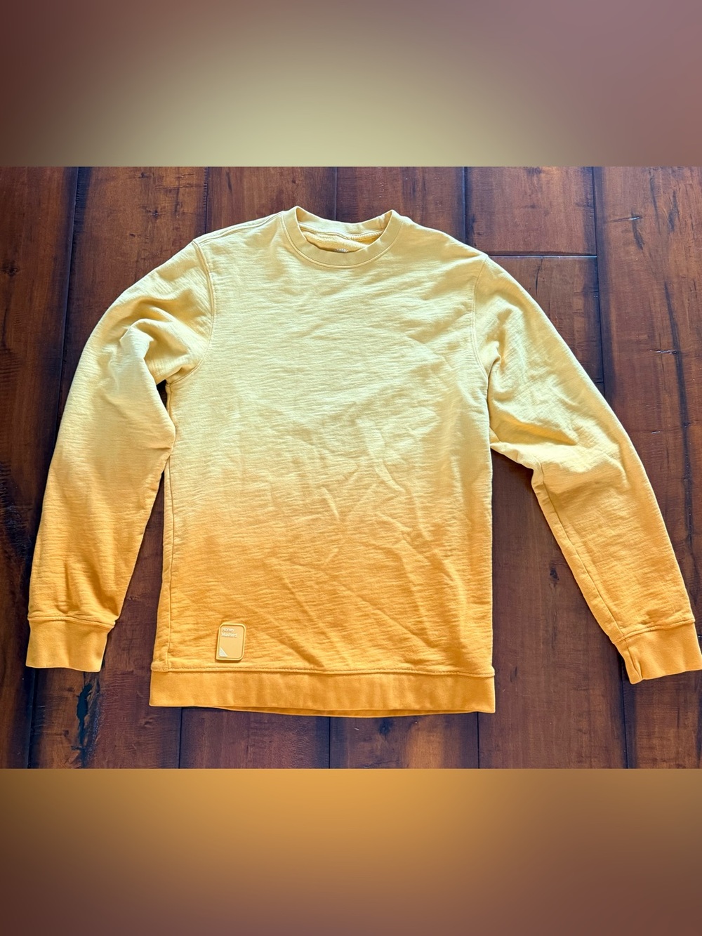 Chick-fil-A Men's Crewneck Sweatshirt in Yellow Ombre Honey Mustard